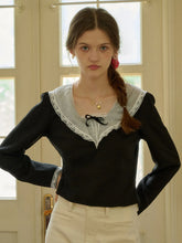 Bella Retro V-neck Short Blouse