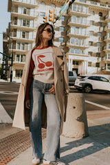 Rachel Trench Coat in Tan