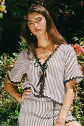 Estella Scalloped Top