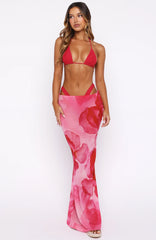 Luminous Maxi Skirt Sugar Rose