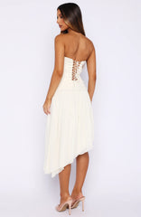 Forever Love Midi Skirt Off White