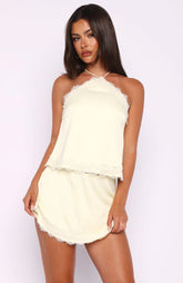 Fortitude Valley Halter Top Lemon