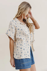Nicoline Floral Button Up