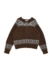 Novalee V-Neck Wool Cardigan