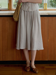 Ruth A-Line Lyocell Linen Skirt