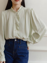 Harper Stand Collar Lace Blouse