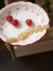 Macaron Retro Gold Necklace