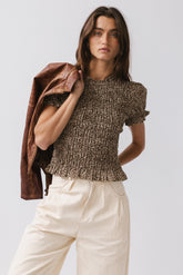 Maura Smocked Blouse