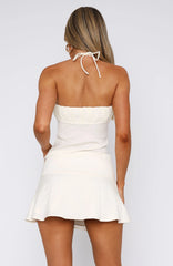 Sweet Crime Mini Skirt Off White