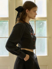 Giuliana Round Neck Halloween Collision Pumpkin Chapter Shirt