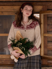 Novalee V-Neck Wool Cardigan