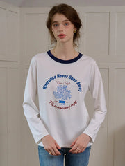 Mallory Round Neck Pattern Top