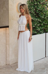 Pure Magic Maxi Skirt White
