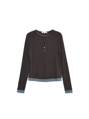 Anaya Round Neck Skin-Friendly Lyocell Merino Top