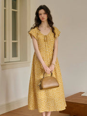 Ariel Round Neck Floral Dress