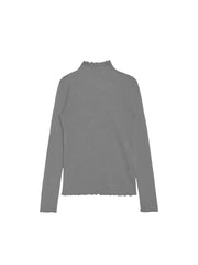Amanda Ruffle Collar 100% Wool Sweater