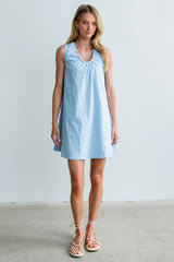 Luka Mini Dress in Blue