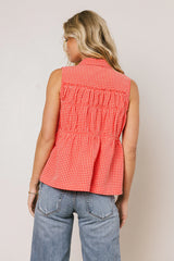 Lea Gingham Blouse