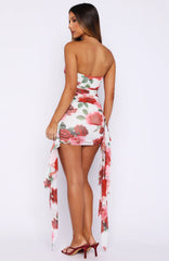 Valentine Muse Strapless Mini Dress Heirloom Bloom