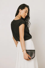 Rich Bubble Top in Black