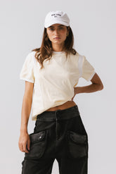 Emma Contrast Top in Yellow