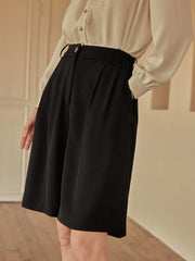 Daiki Chiffon Straight Shorts