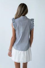 Bernie Striped Button Up