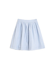 Yuki A-Line Striped Pleated Skirt