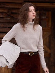 Marilyn Turtleneck Wool Cashmere Sweater