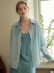 Harlee Casual All-match Side Slit Shirt