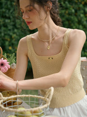 Freya Suspender Knitted Top