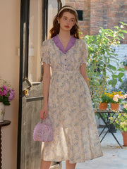 Christina V-Neck Floral Dress