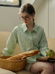 Alana Classic Lapel Pocket Shirt