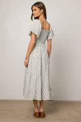Asha Floral Midi Dress