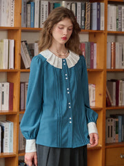 Braelynn Peter Pan Collar Blouse