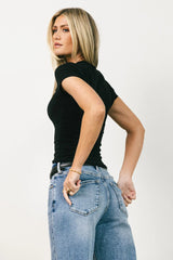 Joey Basic Top in Black
