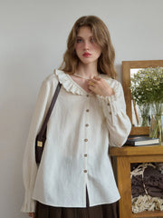 Kaitlyn V-Neck Lyocell Blouse