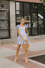Stella Embroidered Mini Dress