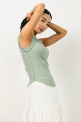 Kimberly Tank Top in Sage