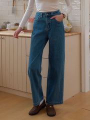 Alexis Straight Lyocell Cotton Jeans