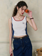 Ophelia Round Neck SR Logo Camisole Top