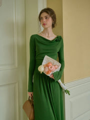 Gianna 3D Rose Dress