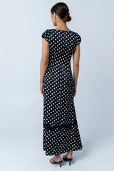 Marianna Polka Dot Maxi Dress