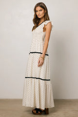 Faraday Polka Dot Maxi Dress