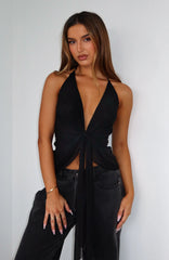 Siren's Touch Top Black