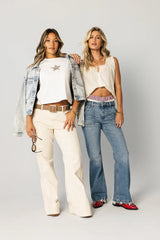 Dorian Embroidered Blouse in Ivory