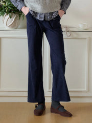 Lexi Corduroy Straight Trousers