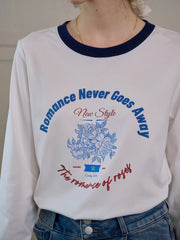 Mallory Round Neck Pattern Top