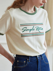 Maya Logo Printed Vintage T-Shirt