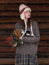 Alexia Round Neck 100% Wool Sweater